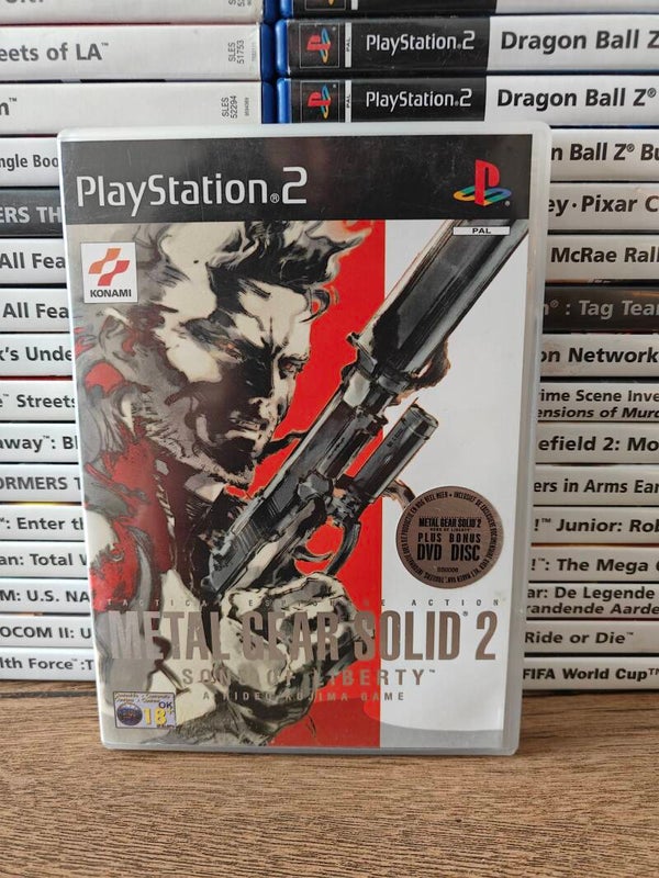 Metal gear solid 2 sons of liberty playstation 2