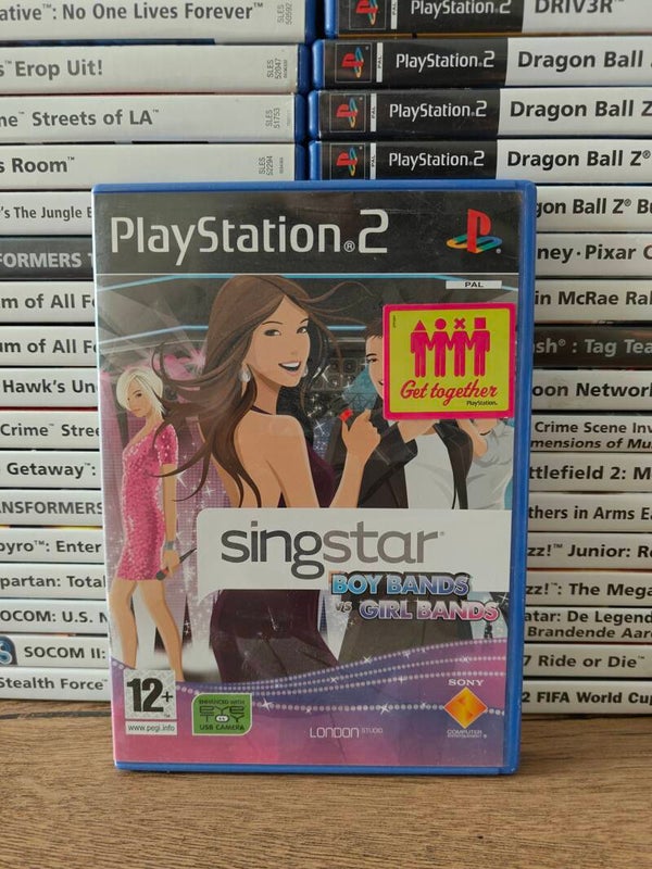 singstar boy bands vs girl bands playstation 2