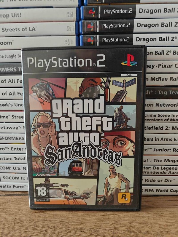 Grand theft auto San Andreas playstation 2