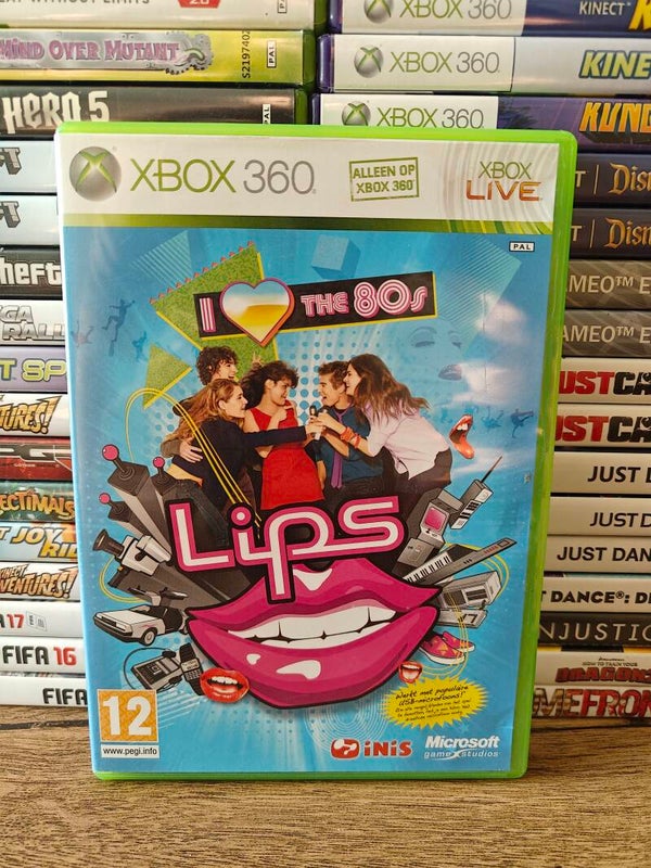 lips i love the 80's (game only) xbox 360