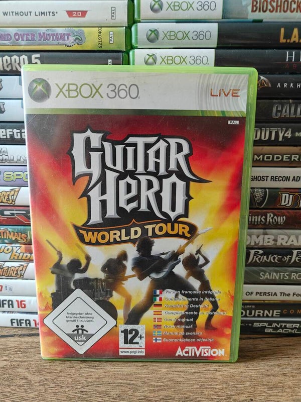 Guitar hero world tour xbox 360