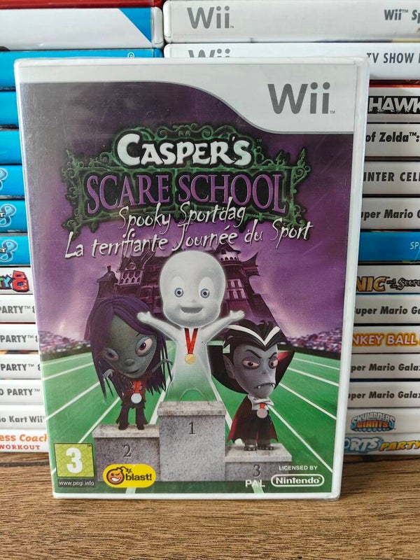Caspers scare school spooky sportdag Nintendo wii