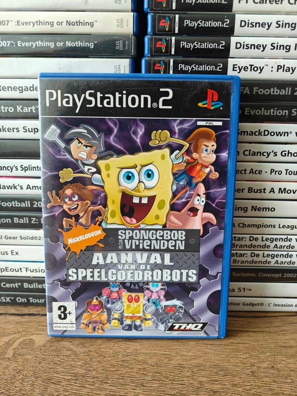 SpongeBob en zijn vrienden aanval van de speelgoed robots playstation 2