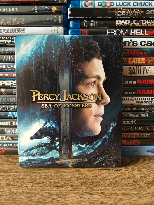 Percy Jackson sea of monsters steelcase blu ray