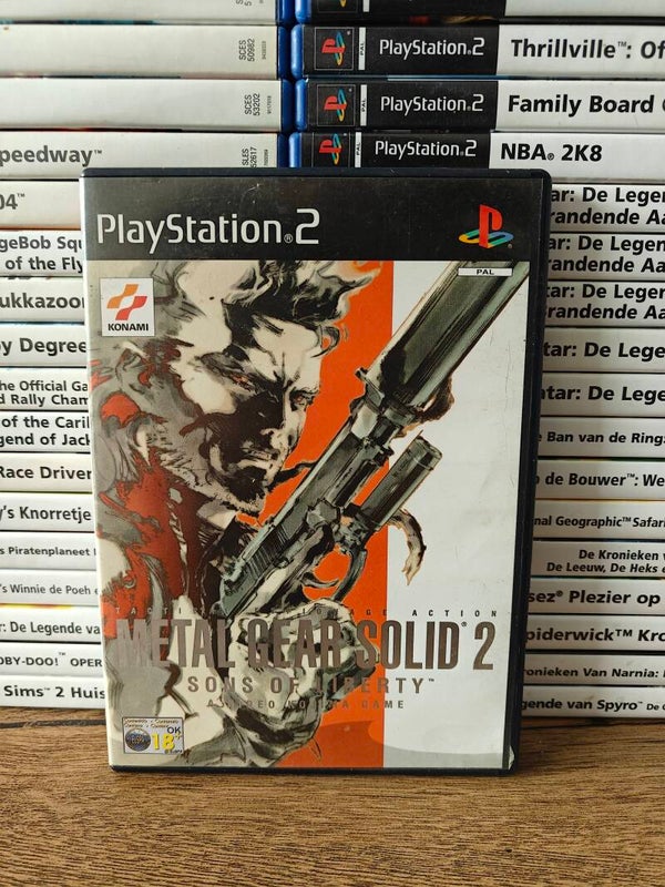 Metal gear solid 2 sons of liberty playstation 2