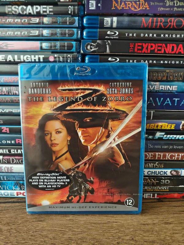 The legend of zorro blu ray