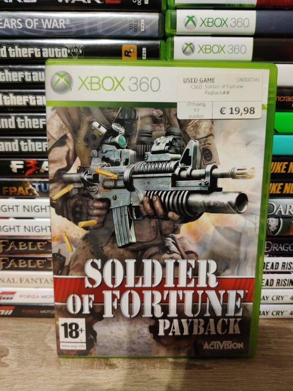 Soldier of fortune payback Xbox 360