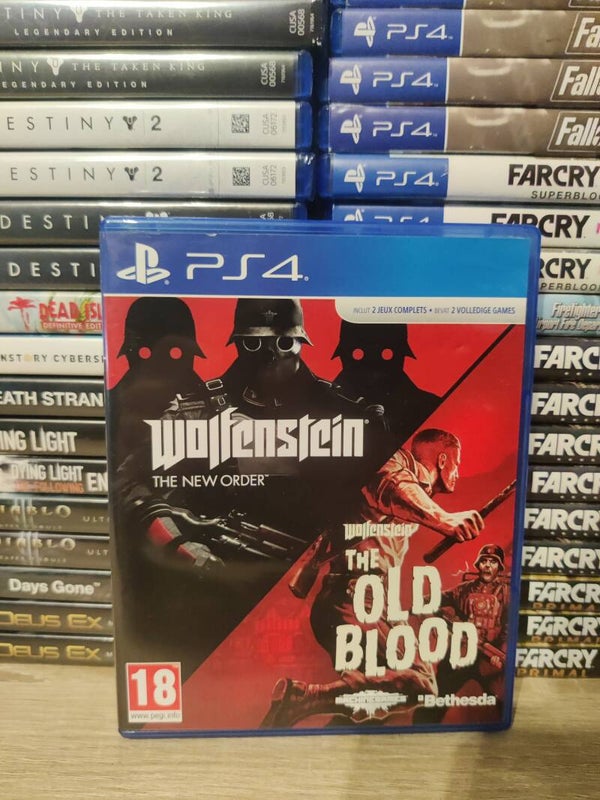 Wolfenstein the new order & the old blood duo pack playstation 4