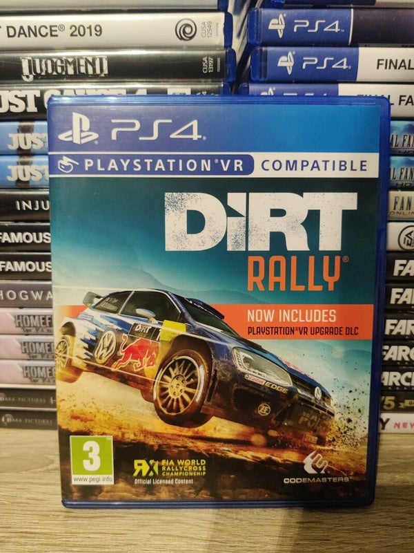 Dirt rally psvr compatible playstation 4