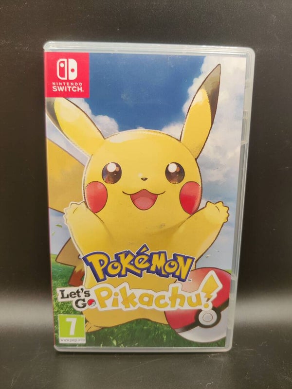 Pokemons let's go Pikachu Nintendo switch