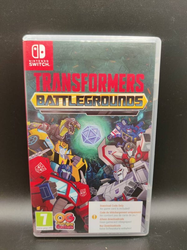 Transformers battlegrounds (ongebruikte download code) Nintendo switch
