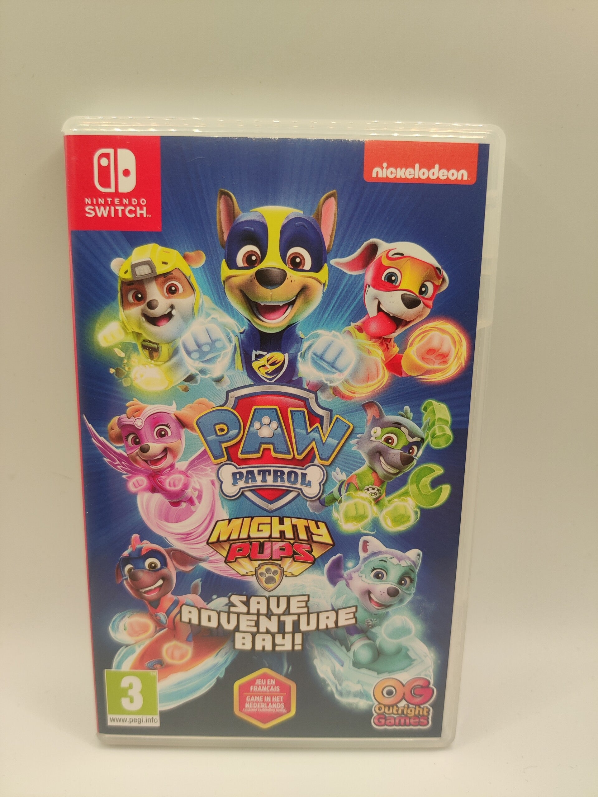 Paw patrol mighty pups save adventure bay Nintendo switch