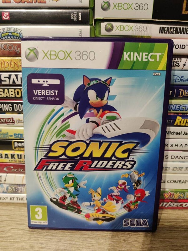 Sonic free riders Kinect Xbox 360