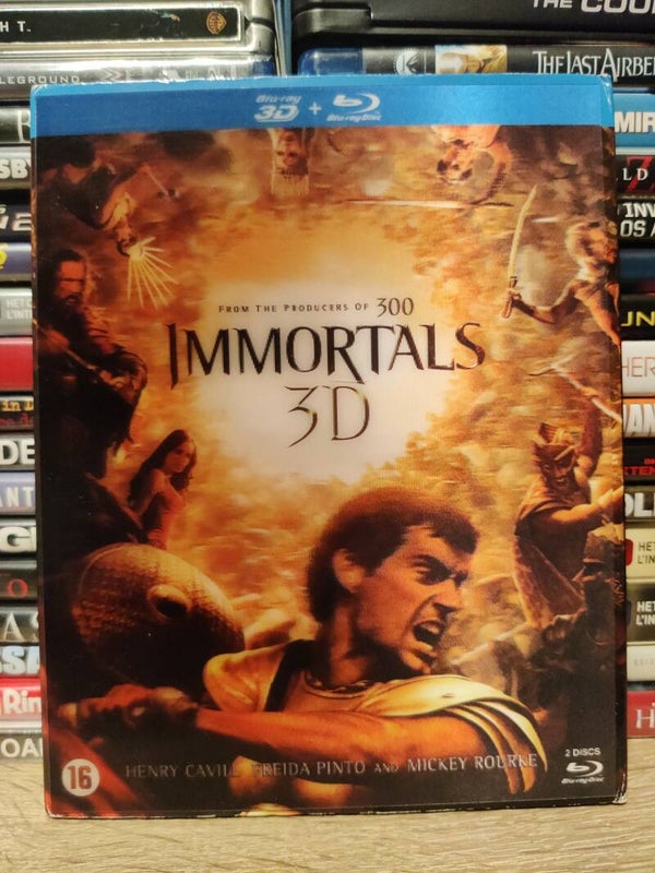 Immortals 3D Blu ray