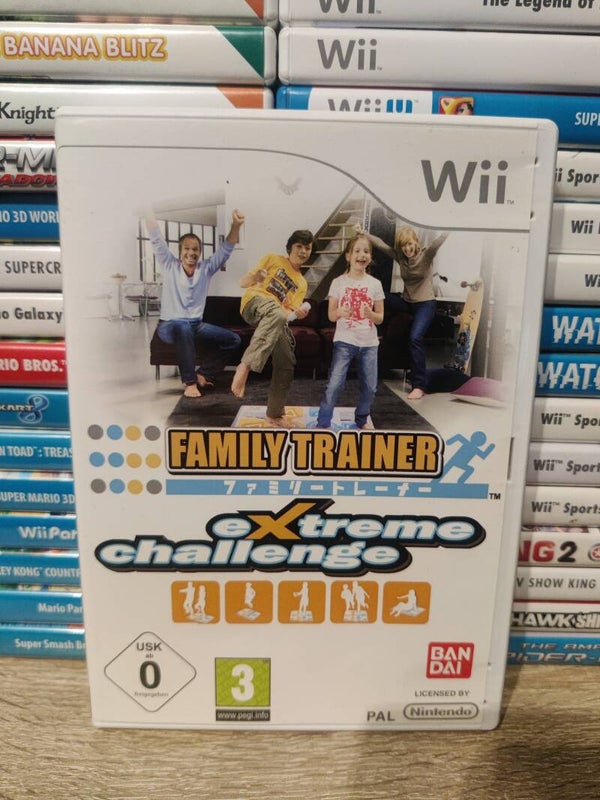 Family trainer extreme challenge Nintendo wii