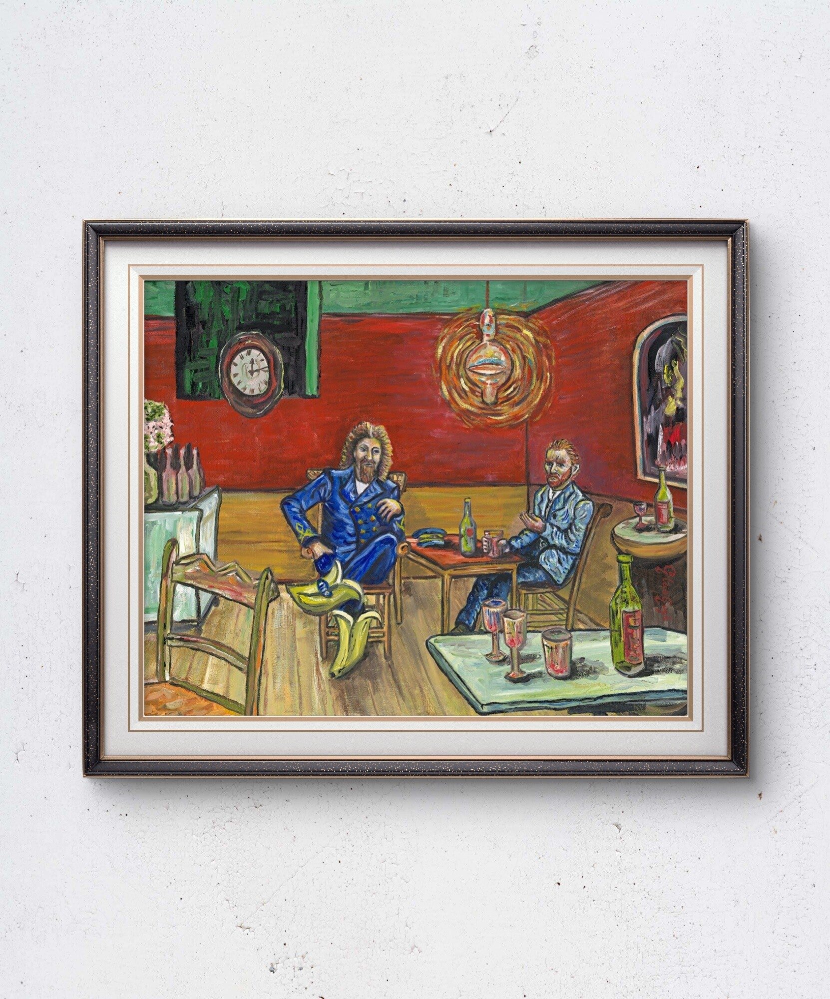 "Billy and Vinny at The Night Cafe".