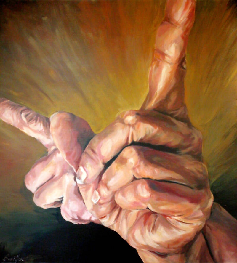 Turning Points Acrylic 33" x 36" /  84 cm x  91.5 cm JF Jaros