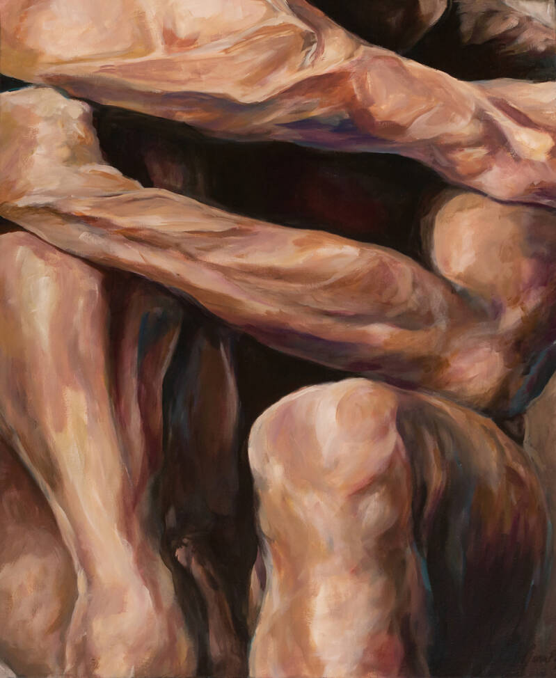 Stronghold Acrylic  26" x 32" / 66 cm x  81 cm JF Jaros