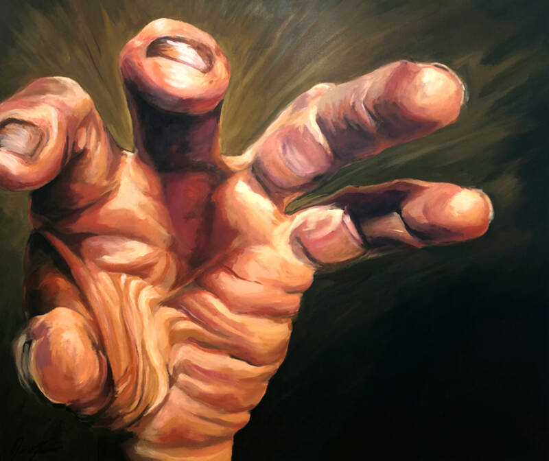 Within Reach  Acrylic 48" x 40" / 122 cm x  101 .5 cm JF Jaros