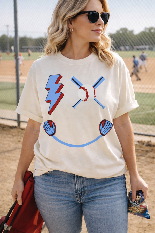 Baseball Smiley Face- Starting at $20
