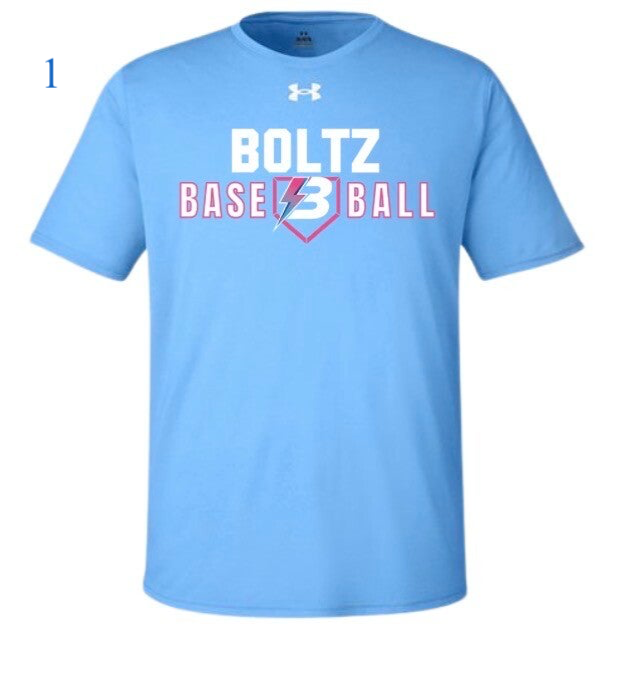 Custom Boltz Under Armour Men’s Shirts- $32