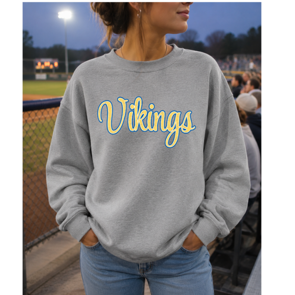 Distressed Cursive Mascot Design