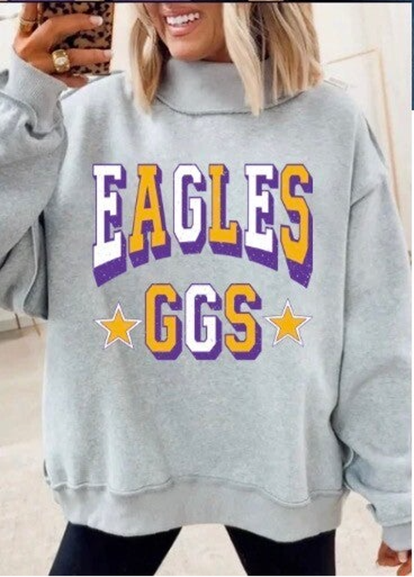 Light Grey Oversized Reversible Mock Neck Sweatshirt