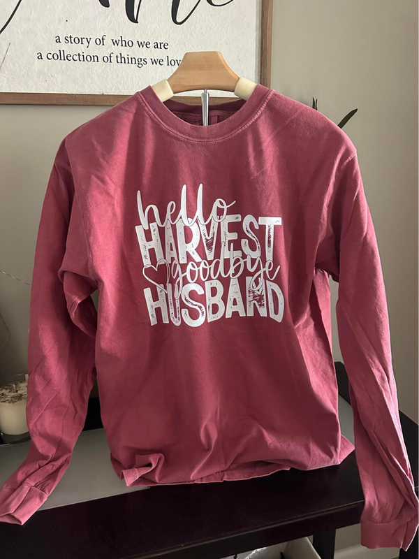 Hello Harvest Goodbye Husband Size XL - Adult
