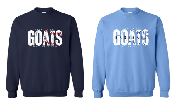 Leave it all on the field GOATS- Starting at $18