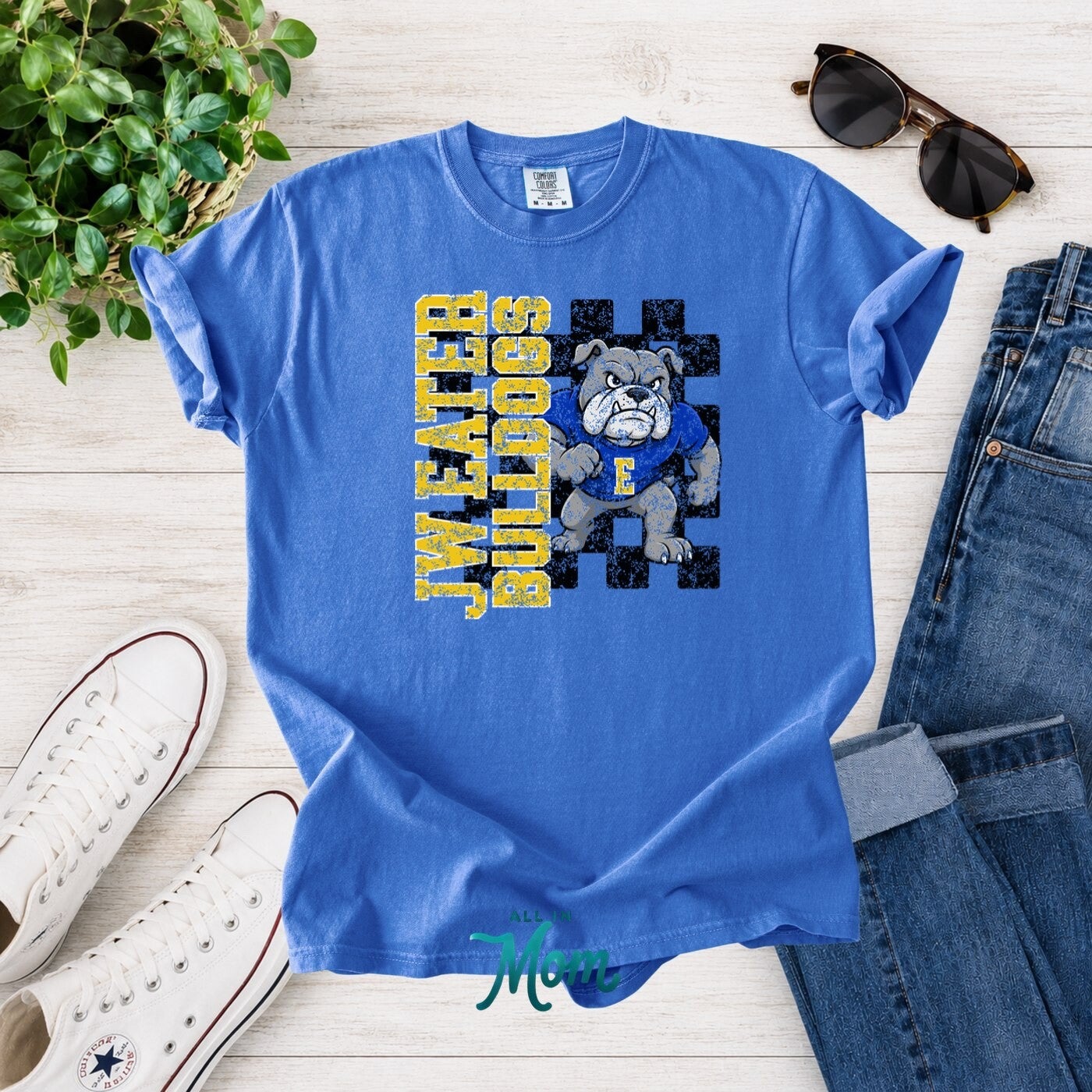 Custom Checkered School/Mascot