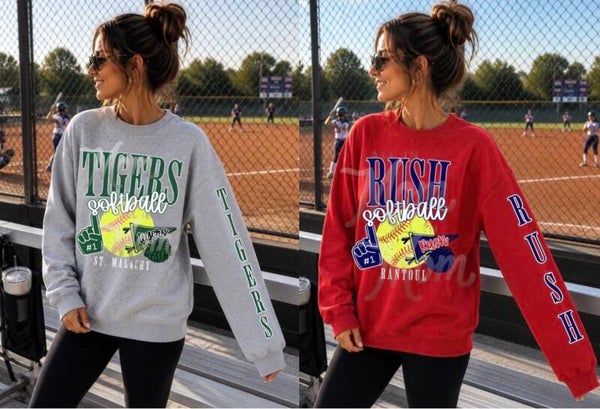 Custom Team Fan Softball