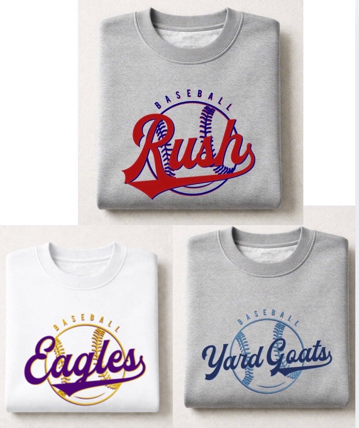 Baseball Team Custom- Starting at $18