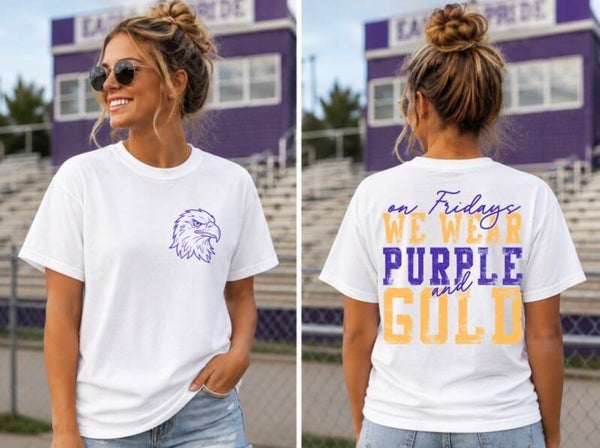 On Fridays We Wear Purple and Gold