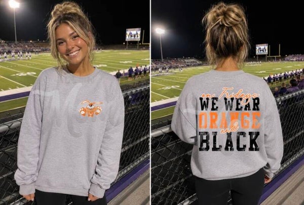 On Fridays We Wear Orange and Black