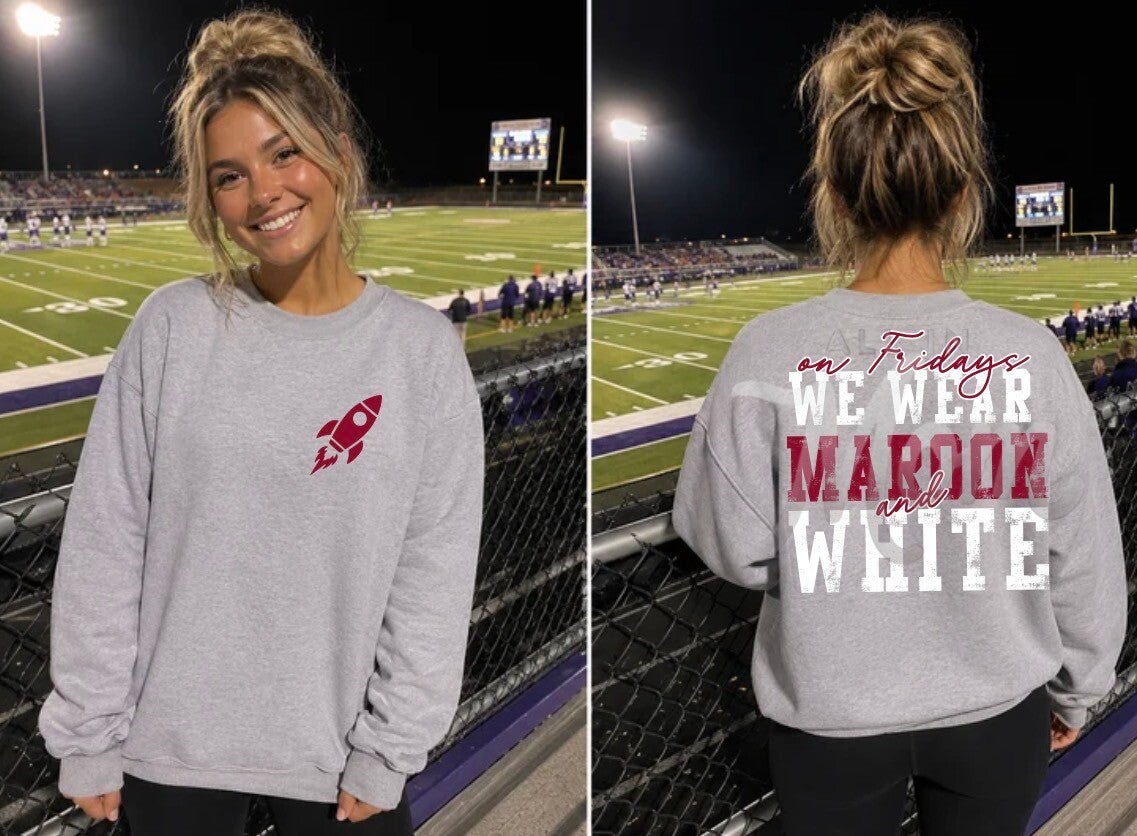 On Fridays We Wear Maroon and White