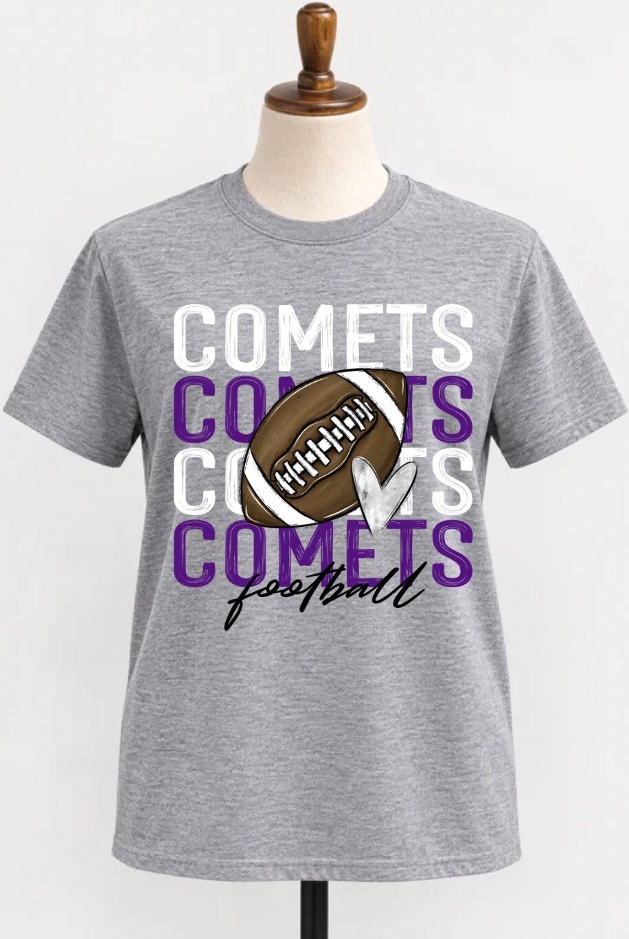 Stacked Comets Football