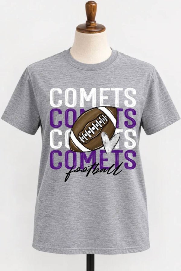 Stacked Comets Football