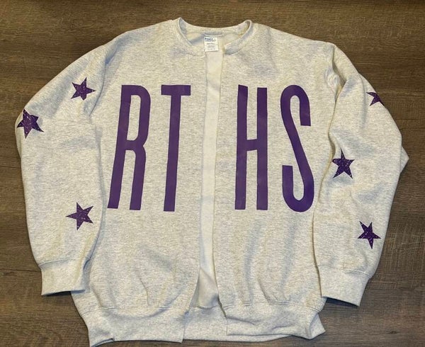 Custom Crewneck Cardigan - Starting at $32