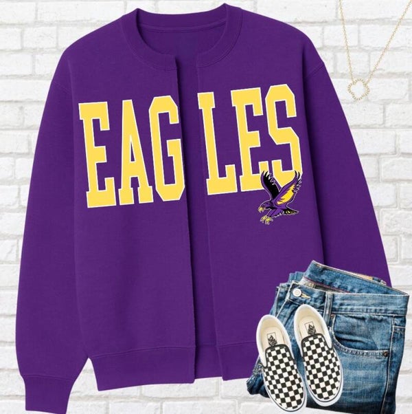 Custom Crewneck Cardigan