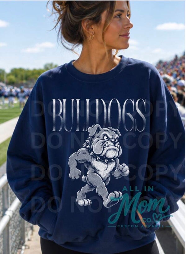Bulldogs halftone