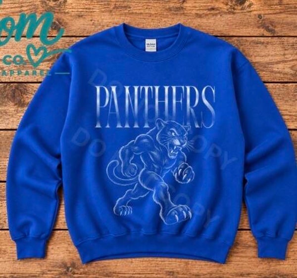 Panthers halftone