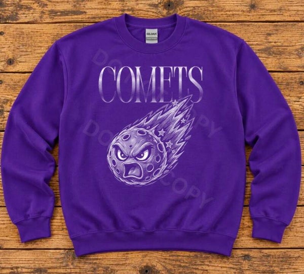 Comets halftone