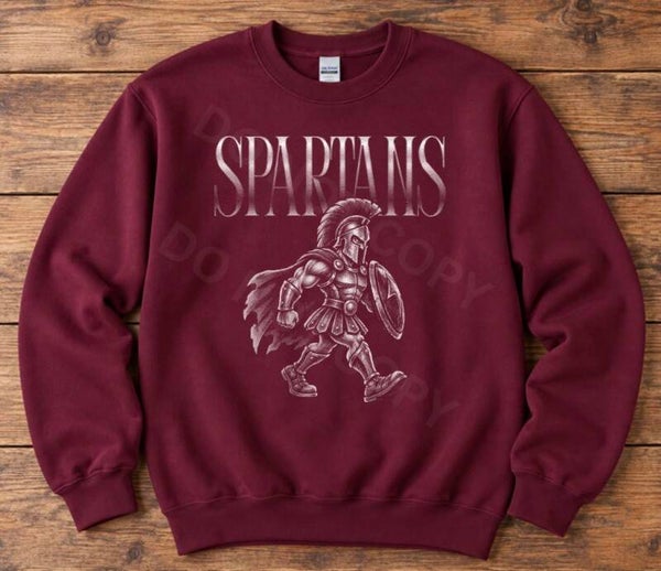 Spartans halftone