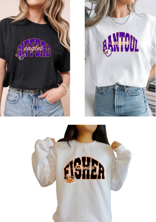 Custom Town/Mascot logo - Starting at $18