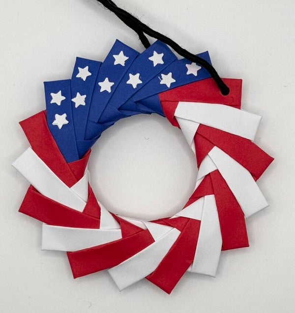 USA Flag Wreath