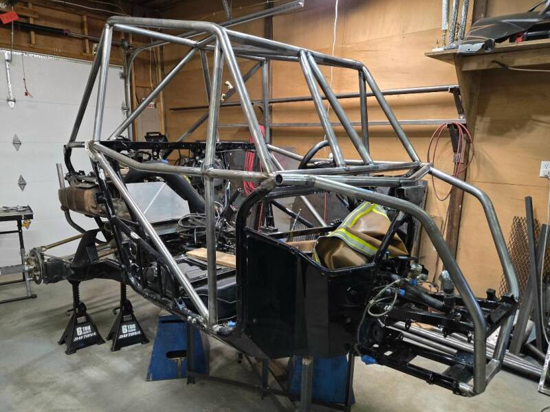 Custom roll cage designed and built for KRX 1000 UTV SXS with DOM Steel all tig welded