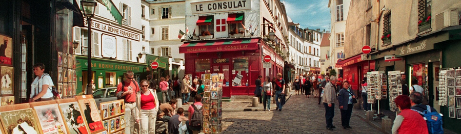 rue de Montmartre à Paris