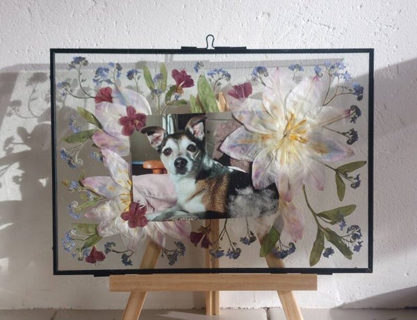 Boeket A4 - dubbel glas metaal