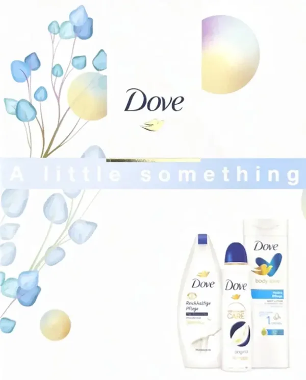 Dove Nourishing Beauty Geschenkset Damen – 3-teiliges Hautpflegeset mit Bodylotion und Duschgel – reichhaltige Pflege & Hydro-Pflege - Geschenk für frauen