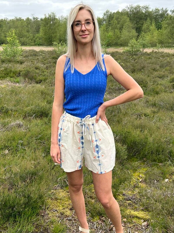 Short met print